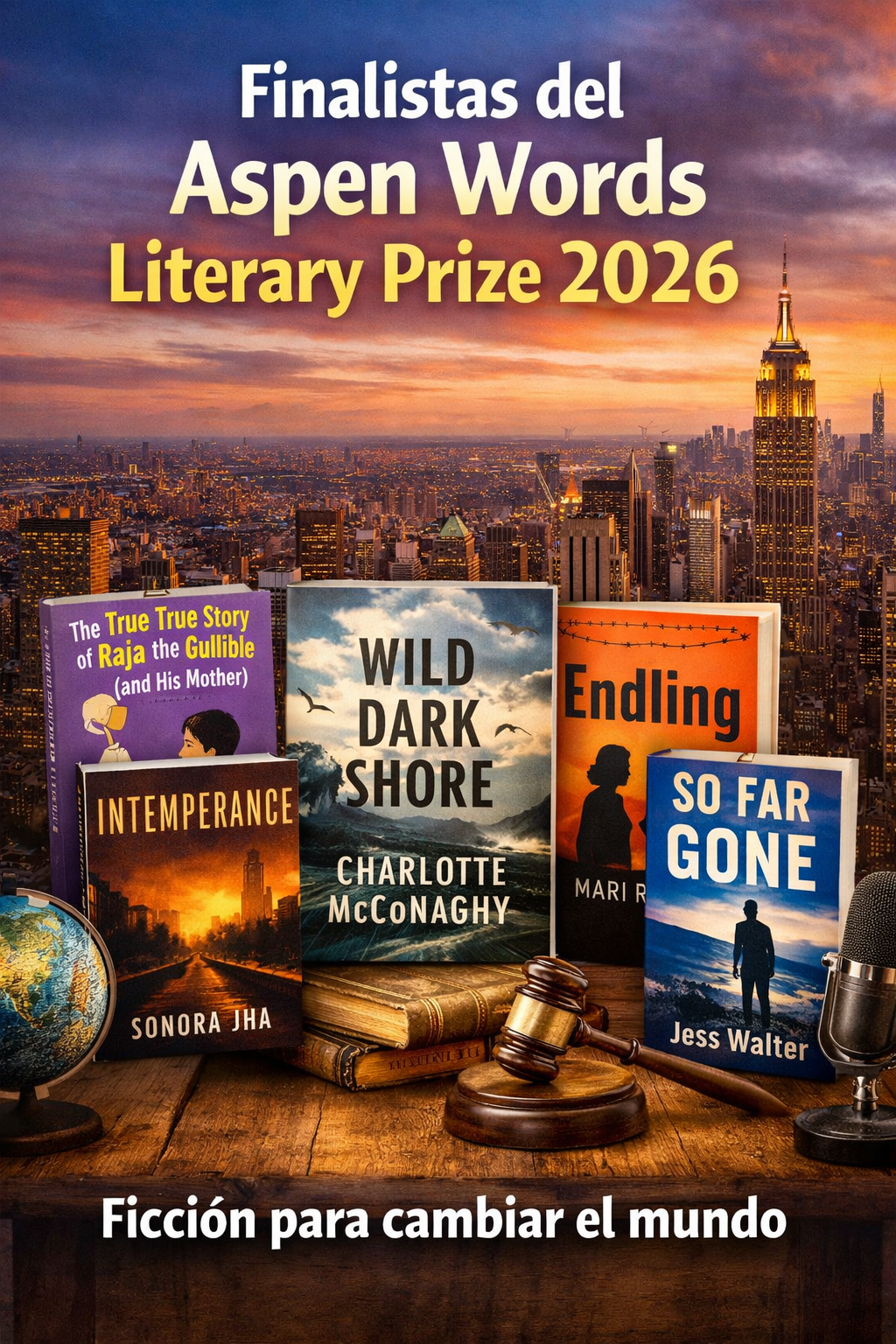 Aspen Words Literary Prize 2026: Novelas que&nbsp;Transforman